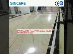 PVC Sheet SPC Floor PVC Imitation Marble Sheet Extrusion Line