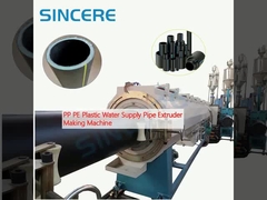 PP PE Plastic Water Supply Pipe Extruder Making Machine 