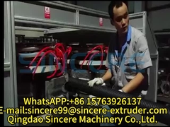 PE PVC Double Wall Corrugated Pipe Extruder Machine Production Line