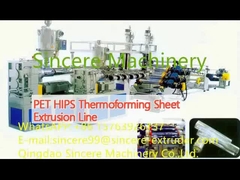PET HIPS Thermoforming Sheet Extrusion Line
