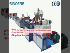PVC Wood Plastic Wallboard Profile Extrusion Machine