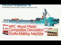 WPC Wood-Plastic Composites Decoration Profile Making Machine